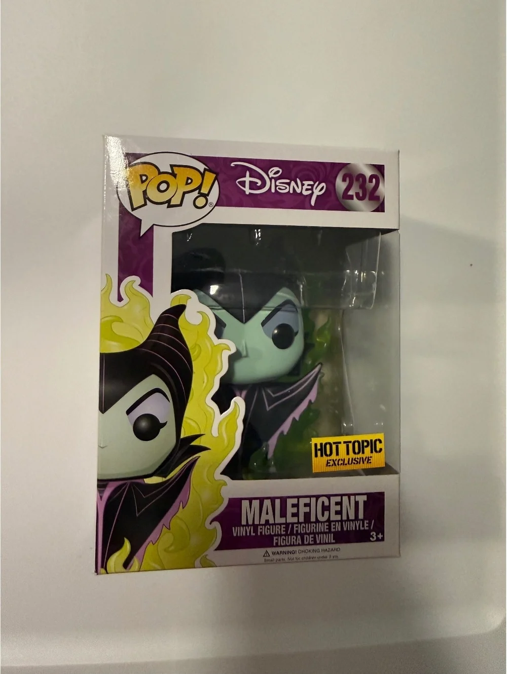 Funko Pop! Disney Maleficent #232 Hot Topic Exclusive Vinyl Figure w/ Protector